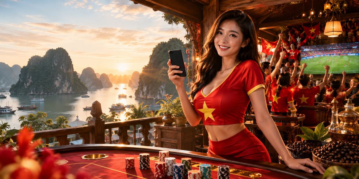 Người hâm mộ bóng đá tại Vịnh Hạ Long thưởng thức cà phê và theo dõi kèo trực tuyến